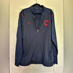 Nike Dri-FIT Cleveland Navy Baseball Shirt